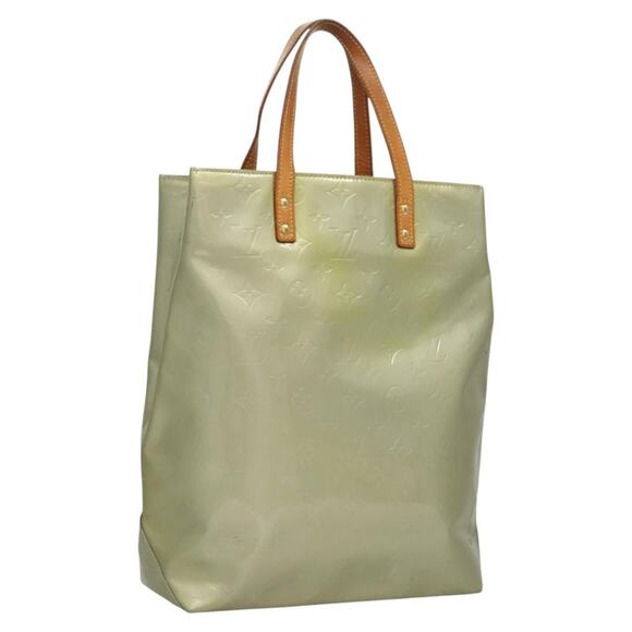 LOUIS VUITTON Monogram Vernis Reade MM Hand Bag Gris M91142 - Picture 1 of 16